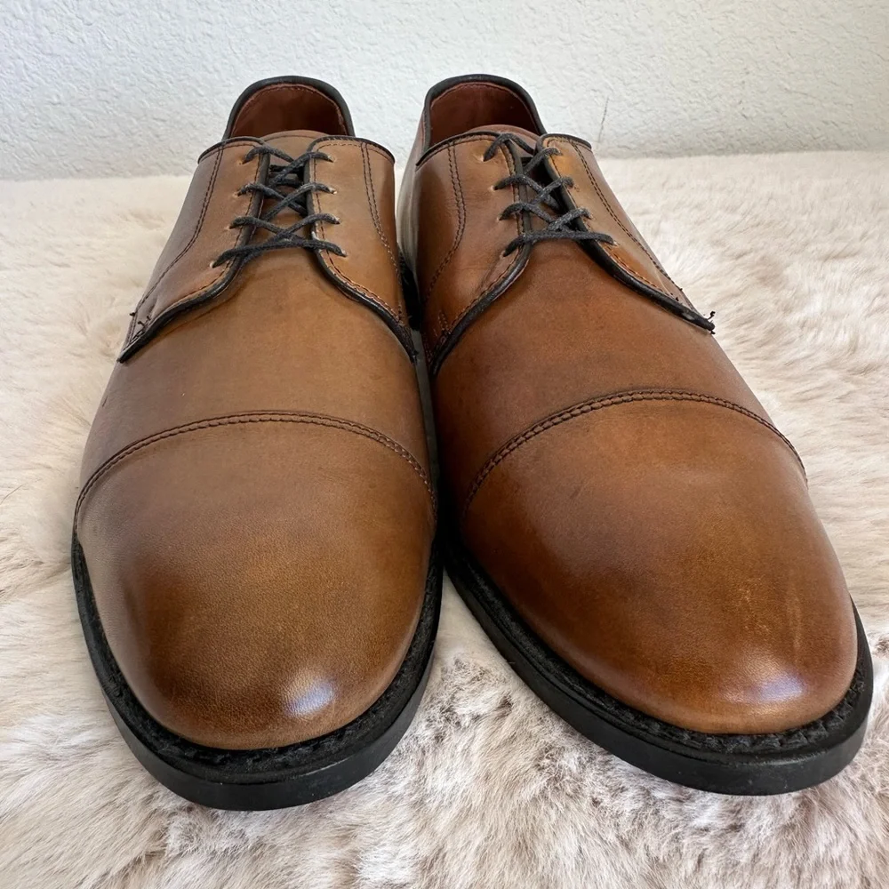 NEW Allen Edmonds Lexington Oxford Dress Shoes Men’s 10.5 D Leather Lace Up‎